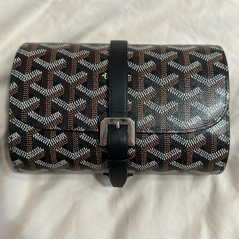 GOYARD Double Travel Watch Case. NWOT.